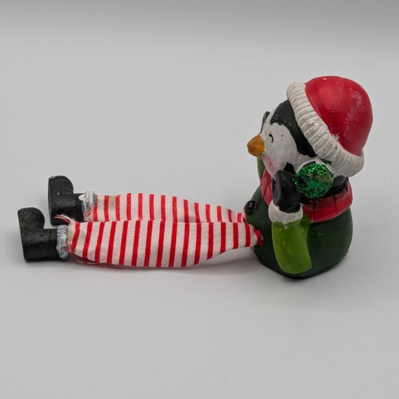 Shelf Sitter Penguin Holiday Christmas Figurine - Picture 2 of 8